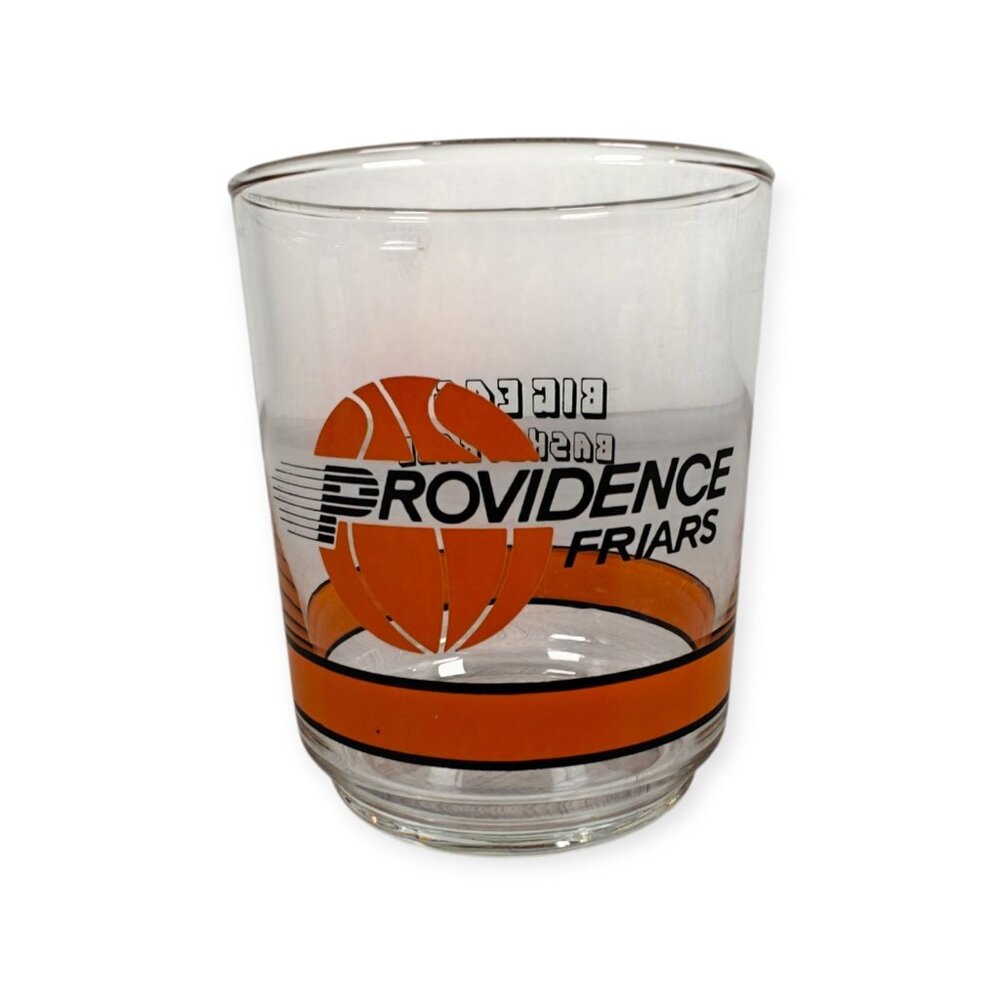 Vintage Providence Friars Glass Tumbler Getty NCAA Big East Basketball